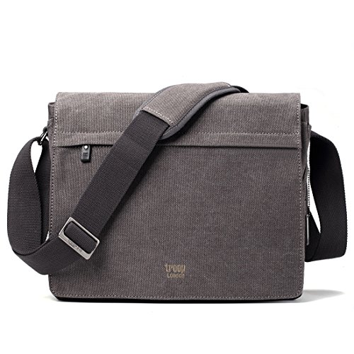 Troop London Bolsa messenger colección clásica bandolera Canvas TRP0241 - negro