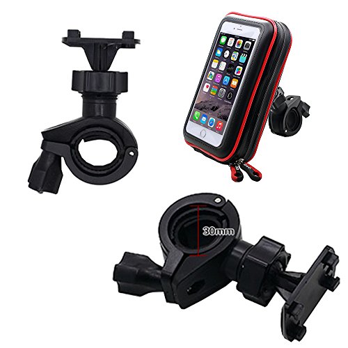 ICOOM Supporto per SmartPhone impermeabile universale V2 di montaggio manubrio della moto, bicicletta Custodia impermeabile con per GPS, Apple, Android, Smartphone, iPhone 6S / 6/ 6 Plus, Samsung Gala (XL)
