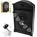 Produktbild Generic dyhp-a10-code-2864-class-1 - Garten Mailbox Wand montiert ED GA Buchstabe Post Post lockab Aluminium Box abschließbar schwarz P - -dyhp-uk10-160819-913