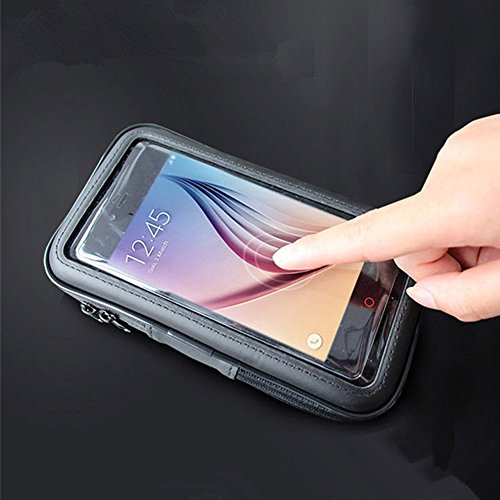 Universale Moto Scooter elettrico auto specchietto retrovisore supporto borsa 5.2Â â€“Â 5.5Â per GPS impermeabile Custodia per iPhone6Â Plus/Note3/4Â S5/6Â J7Â A8