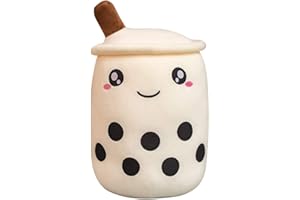 ISAKEN Bubble Tea pluszowa zabawka, Boba przytulanka, poduszka do przytulania, herbata mleczna, miękka lalka, filiżanka do herbaty, poduszka dla dzieci, zabawka dla dzieci, z kreskówki, zabawka pluszowa,