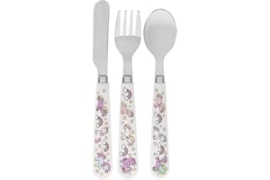 LESSER & PAVEY lesser and pavey Cubertería Infantil | Unicornio | 1 juego-3x16x1 cm Accesorio, Resina, Multicolor