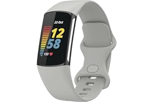 Wownadu Correas Compatible para Fitbit Charge 5 / Charge 6 Correa Mujer Hombre Band Pulsera Recambio Sport Strap (sin Reloj), S/L