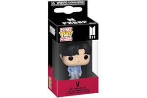 Funko Pop! Keychain: BTS - V - Minifigura de Vinilo Coleccionable Llavero Original - Relleno de Calcetines - Idea de Regalo- Mercancia Oficial - Music Fans - Minifigura