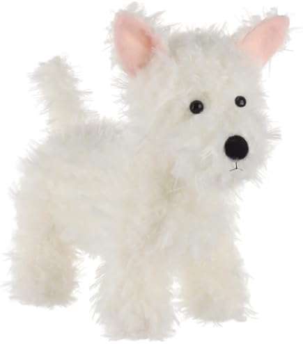Suki Gifts International 12175 – Statuetta Cane Bichon Frise Seduto, Colore Bianco, 12,7 Cm – Collezione Realistica