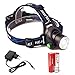 Produktbild LED Stirnlampe, Kopflampe, FIGEMN Super helle LED-Lampen, CREE XML-T6 wasserdichter Scheinwerfer mit 3 Helligkeits-Modi. Perfekt zum Laufen, zum Campen, zum Wandern, zum fährt Fahrrad etc.