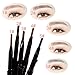 JaneDream New 1piece Triangle water-resistant Double Eyebrow Pencil with Brush Automatic