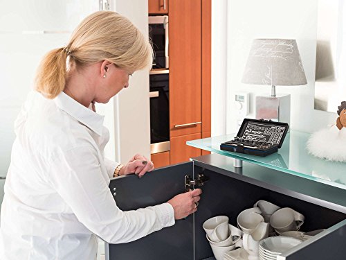 HAZET Profi-Steckschlüssel- und Bitsatz (Vierkant-/Sechskantantrieb, 1/4 Zoll 34-teilig, Umschaltknarre HAZET 863P, 2-Komponenten-Weichschaum-Einlage) 850N - 5