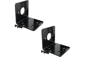 LINSYRC 2 Pezzi Base Motore RC Supporto di Montaggio del Motore L-Shape Metallo Staffa Fissa per 775 755 Motori