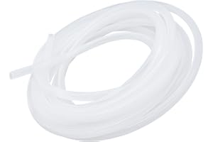 iMeistek Tuyau en silicone de qualité alimentaire - 15 mm x 19 mm x 5 m - Transparent