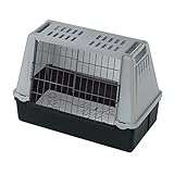 Für eine sichere Fahrt mit dem Haustier: Die Tier Transportbox hat eine optimale Höhe, sodass das Tier während der Fahrt darin stehen kann und gleichzeitig gut im Kofferraum befestigt ist