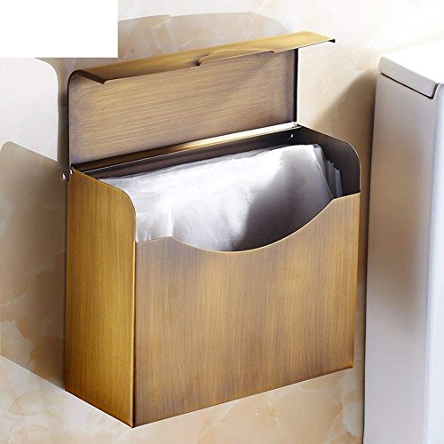 Preisvergleich Produktbild WSJJGAO Antikes Toilettenpapier-Fachtoilette europäisches Strohbehälter-Toilettenpapierhalter-... Wasserdichtes Toilettenpapierbehälter