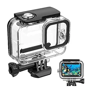 Waterproof Housing Case for Gopro Hero 8 Black, hongdak Underwater Protective Case Shell with Bracket Accessories, Housing Case Diving 60 Meter for Go Pro Action Camera Underwater Dive Case Shell