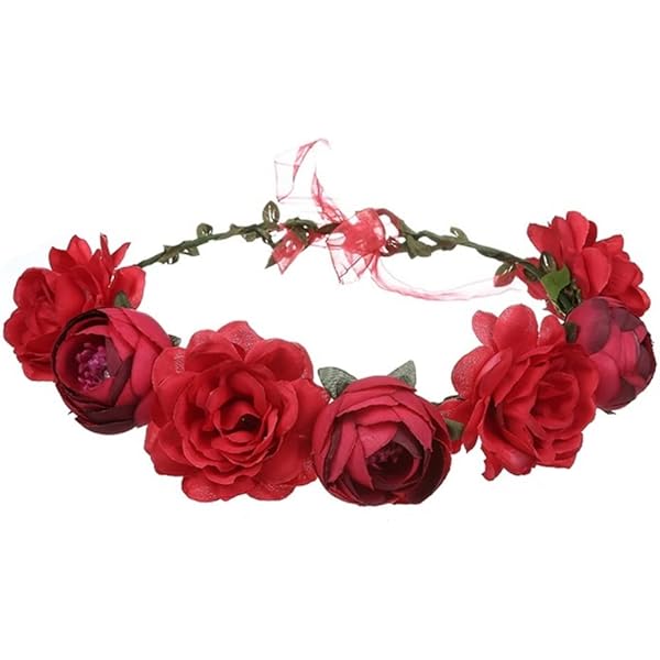 Halloween Rose Stirnband - Schwarzer Schleier Mit Schädel Deko | Gruselkostüm Accessoire