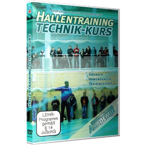 Preisvergleich Produktbild DVDFussballtrainer Akademie: Hallentraining Technik-Kurs / Neue Fußballübungen im Fußballtraining (DVD)