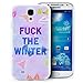 Produktbild Saxonia Samsung Galaxy S4 Hülle Slim Hard Back Cover Schutzhülle mit Motiv Fuck The Winter