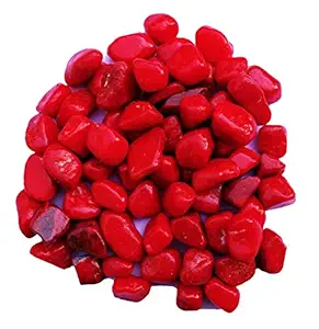 Maalavya Red Color Marble Pebbles