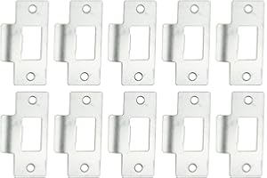 PUUPAA Piastra di attacco per porta, 5/10 pezzi in acciaio per porte a battente