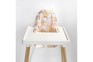 Nibble and Rest Highchair Cushion Cover, Compatible with IKEA Antilop Highchair, Stain-Proof, and Wipeable (Cushion NOT Included)