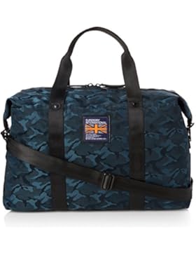 Superdry synthetische aquamarine Turnhallen-Tasche (U91005CN)