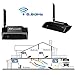 Produktbild A26 5.8G 300m HDMI AV Wireless Audio Video Transmitter Receiver LOOP OUT STB PC, Kompatibel mit DVD, DVR, CCD Kamera, IPTV, STB(Satelliten-Set-Top-Box) und andere HDMI-Ausgabegeräte, ideale Übertragung verlustfrei bis zu 300 Meter, Unterstützt 8 Gruppen von Kanälen, Unterstützt IR Fernbedienung am Empfängersende, HDMI Signalgruppenausgang: bis zu 720 * 576P, Farbe Schwarz