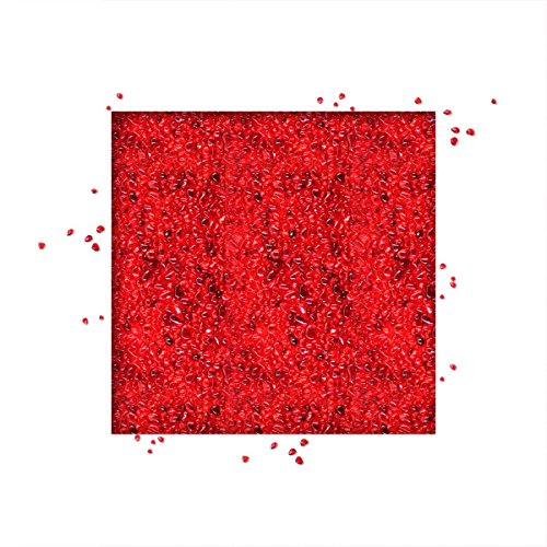 1 kg Glaskies 3/6 mm verschiedene Farben direkt vom KiesKönig® Rubinrot