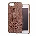 Produktbild Bandmax Handy Hülle 3D Krokodilleder Schutzhülle Bumper Cover Hochweriges PU Leder Tasche Stoßfestes Kratzfest Case für iPhone 7 Plus(Braun)