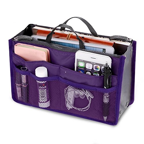 Panzl Women Multipurpose Multipocket Handbag Organizer (Color May Vary)