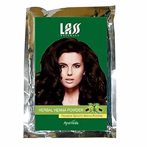Lass Naturals Pure & Herbal Henna Powder Organically Grown Hair Dye Invigorates Dry and Dull Hair, No chemicals/PPD, 100 g  Hair & Scalp Care