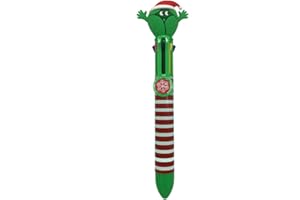 Tinc - Stylo à Bille Multi-Clic Retractable, Multicolor, Idéal pour l'Ecole ou la Maison, Accessoire de Papeterie Pratique et Amusant pour Enfant, Elfe Vert