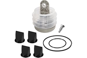 Donkivvy 385230980 Pumpenbalg-Set & 4 Stück 385310076 1-1/2 Zoll Entenschnabelventil-Set & 385310151 O-Ring-Kit – Ersatz für Dom*etic S, T, J, VHT und VG Serie Vakuumpumpen-Set