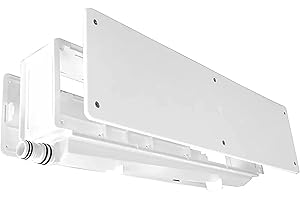 3S SuperSamaStore SplitBox Kondensat-Auffangbox mit eingebautem Siphon – Kondensatwanne für Klimaanlage mit 3 Ablaufrichtungen, Montageplatten, Ø16–20 mm Schlauchanschluss, Kunststoff – CMV4510/S