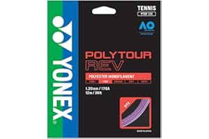 YONEX Poly Tour Rev Purple Tennis Set di Corde 12m Monofilamento Viola