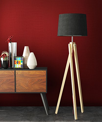 Tapete Rot Vliestapete in Leder Optik , schöne, moderne, edle Design Tapete , für Wohnzimmer, Schlafzimmer oder Küche inklusive Newroom Tapezier Ratgeber mit Tipps für perfekte Wände - 9