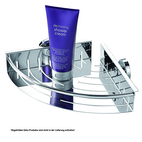 Tiger 304730346 Boston Eck-Seifenkorb gross Edelstahl, poliert