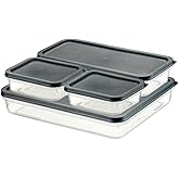 Orret Home 4 Fridge and Deep Freezer Storage Container Set, Fresh Box, Cabinet Organizer and Refrigerator Organizer, BPA
