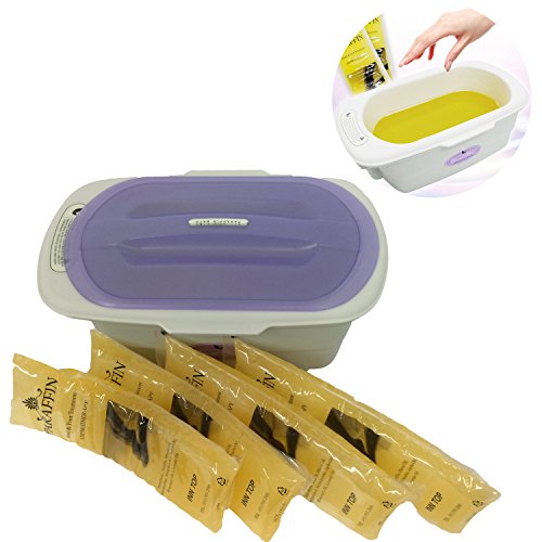 [International Shipping] Toma PTM-600 Paraffin Bath Nail Art Wax Heater for Hands Elbows 220V with 4 Wax