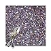 Produktbild Hectwya Glitter Sparkles Shimmer Washable Tischsets for Dining Table Double Fabric Printing Cotton Place Mats for Kitchen Table Set of 6 Table Mat 12"x12"