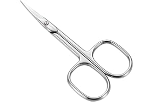 ‎JARVISTAR JARVISTAR Profi Nagelscheren Nagelhautschere mit Scharfe Gebogener Schneide, Edelstahl Hautschere Maniküre Pediküre Fussnägel Fingernagelschere und Etui Für Nägel nagelhaut, Zehennägel, 95MM