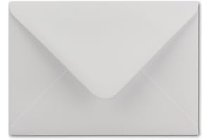 ‎NEUSER PAPIER 50x Briefumschläge DIN C6-11,4 x 16,2 cm - mit Nassklebung - Farbe: Weiss - Grammatur: 100 Gramm pro m² - Marke: NEUSER PAPIER