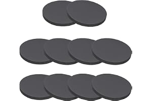 PATIKIL 10 stycken gummibrickor, 40 mm x 4 mm (OD x tjock) runda gummibussningar tätningar gummiskivor tätningskuddar distans
