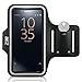 Produktbild Sportarmband, BEZ® Wasserabweisendes Sport-Armband Armtasche Hülle mit Schlüsseltasche für Sony Xperia X Compact - Smartphone Fitness Armband für Laufen, Wandern , Radfahren , Reiten