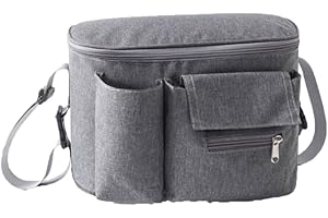 CRSUSUKJ Impermeabile Borsa per Passeggino Universale,Borsa Passeggino Borsa Organizer,Borsa Portaoggetti Neonato Per,Passeggino Porta Oggetti Passeggino Neonati,Borsa Carrozzina,Borsa per Passeggino