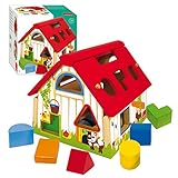 Formas geométricas Goula- Shape Sorter Farm Granja con Formas geométricas,, 12m+ (Diset 55220)