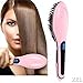 New Magic Electric Ionic Hair Straightener Styling Brush Massage Comb With LCD- 100% Money Back Guarantee