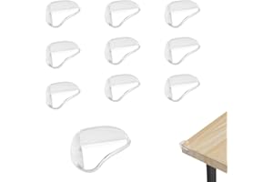 IKadiya Protector De Esquina [10 Unidades], Protector De Esquinas para Bebes Y Niños, Espuma Suave Protectores De Seguridad para Mesas Esquina, Protectores De Seguridad para Mesas Y Muebles
