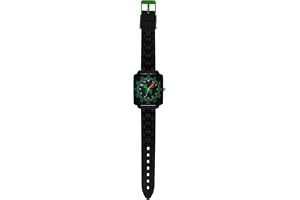 Minecraft pojkar analoga kvartsur med silikonrem MIN9011, Svart, armband