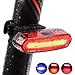Produktbild Big-Mountain-Watch Bands Fahrrad Rücklicht | COB LED 6 Modi Taschenlampe | USB Wiederaufladbare MTB Sicherheitswarnung IPX6 Wasserdichte Lampe | für Reiten Joggen Radfahren (Rot)