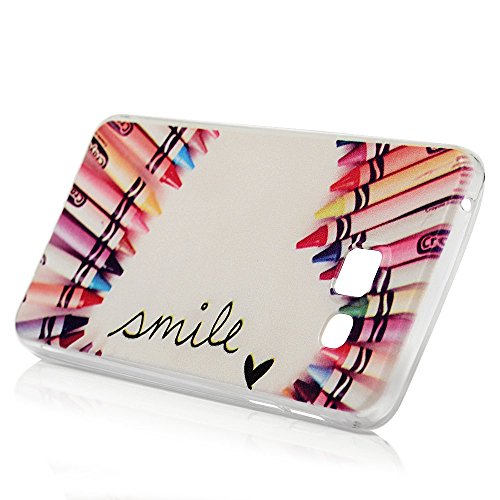 BADALink TPU Case Dreierpack Silikon Hülle für Samsung Galaxy A3 (2016) FederLeicht Hülle Gummi Bumper Cover Schutz Schale Siliconcase Silikon Tasche Schutzhülle für Samsung Galaxy A3 (2016) Einhorn Farbe Schmetterling Windspiel - 7
