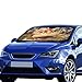 Produktbild Auto Sonnenschutz Frauen Tanzen Löwe Chinese New Year Parade Faltbarer Sonnenschutz Für maximale UV-und Sonnenschutz Halten Sie Ihr Fahrzeug Cool 55 X 30 Zoll (140 cm X 75 cm) Fenster Sonnenschutz Au
